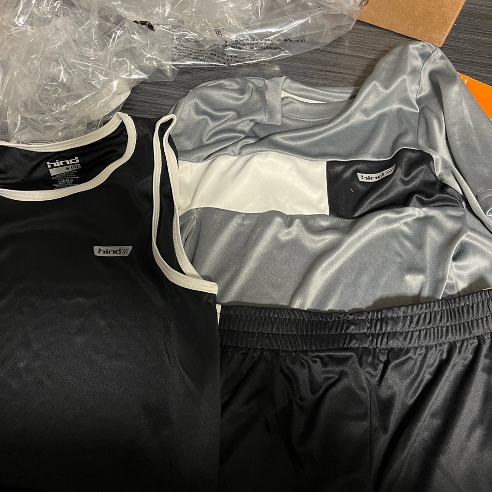 Hind Black and Silver Sportswear Duo